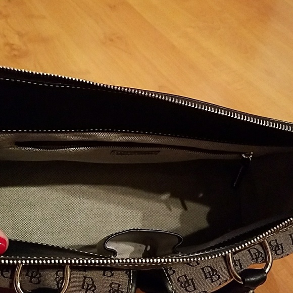 Dooney and Bourke Double Pocket Tote - Picture 2 of 6